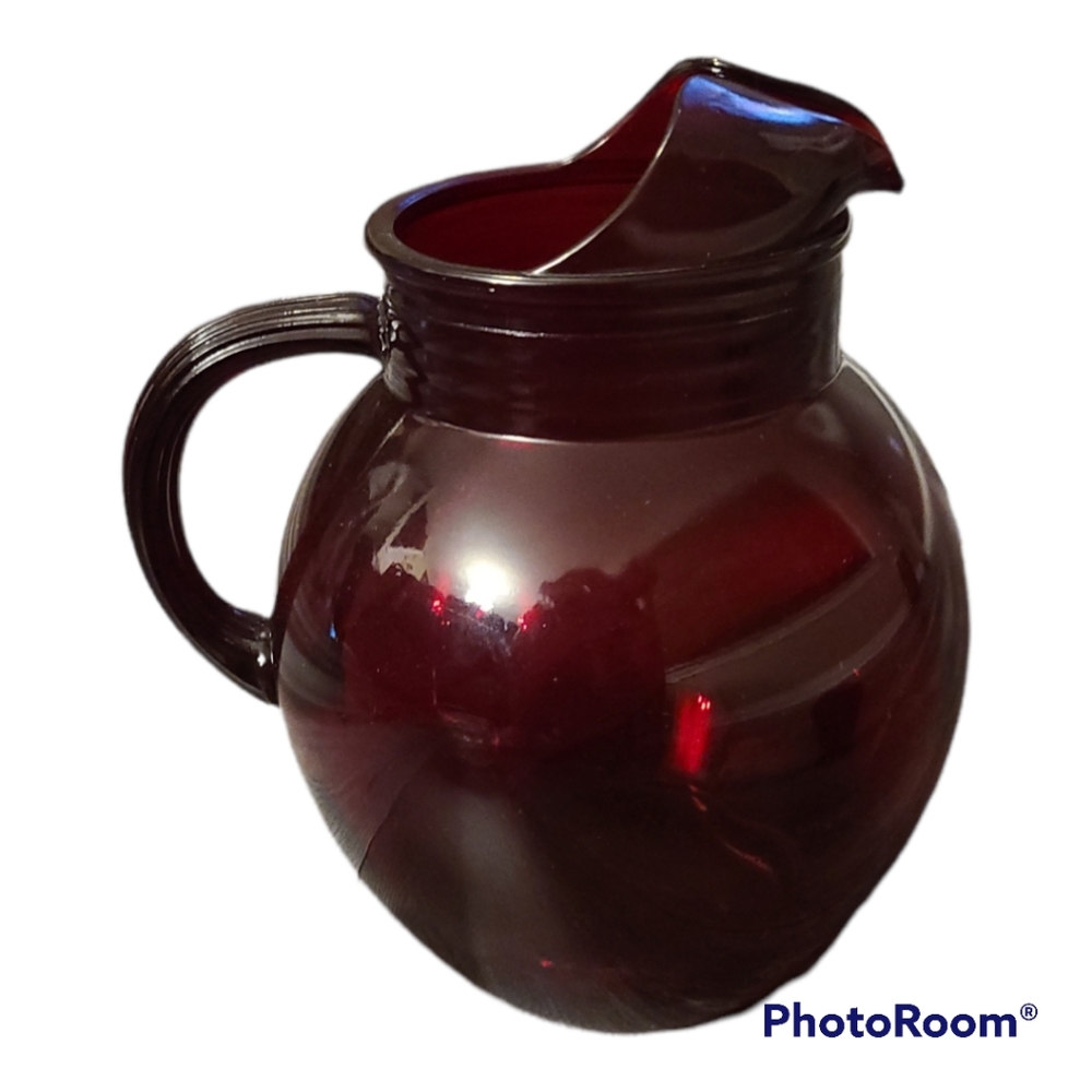 Ruby Red Pitcher